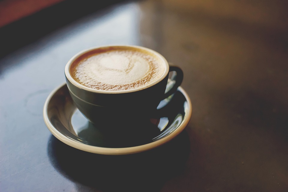 A cup of coffee with latte art